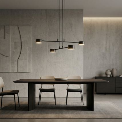 Żyrandol na lince MODUS 4xGX53/12W/230V czarny