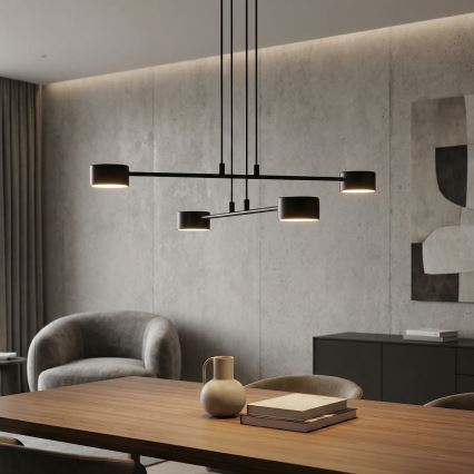 Żyrandol na lince MODUS 4xGX53/12W/230V czarny