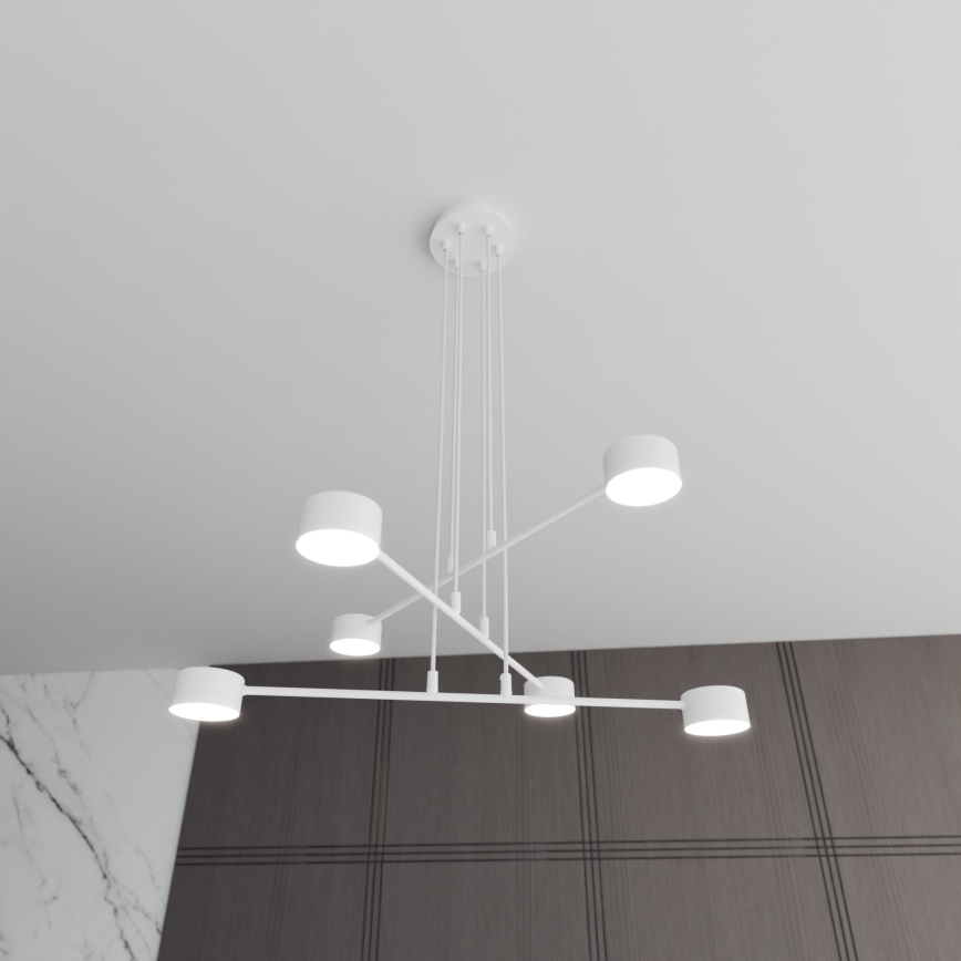 Żyrandol na lince MODUS 6xGX53/10W/230V biały
