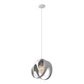 Żyrandol na lince MOONLIGHT 1xE27/15W/230V szary