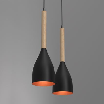 Żyrandol na lince MUZA 2xE27/60W/230V