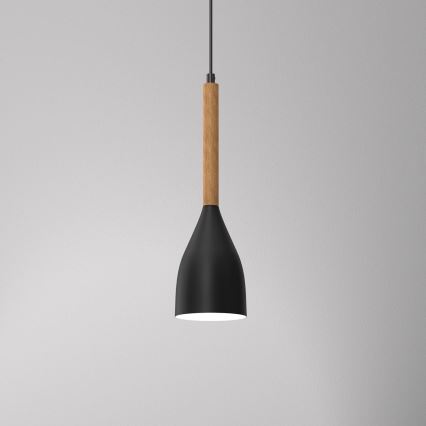 Żyrandol na lince MUZA NEW 1xE27/60W/230V czarny