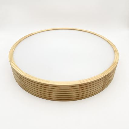 Żyrandol na lince NATURAL MODERN 3xE27/15W/230V śr. 47,5 cm sosna
