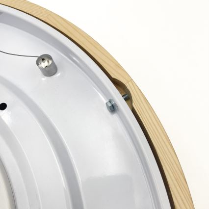 Żyrandol na lince NATURAL MODERN 3xE27/15W/230V śr. 47,5 cm sosna