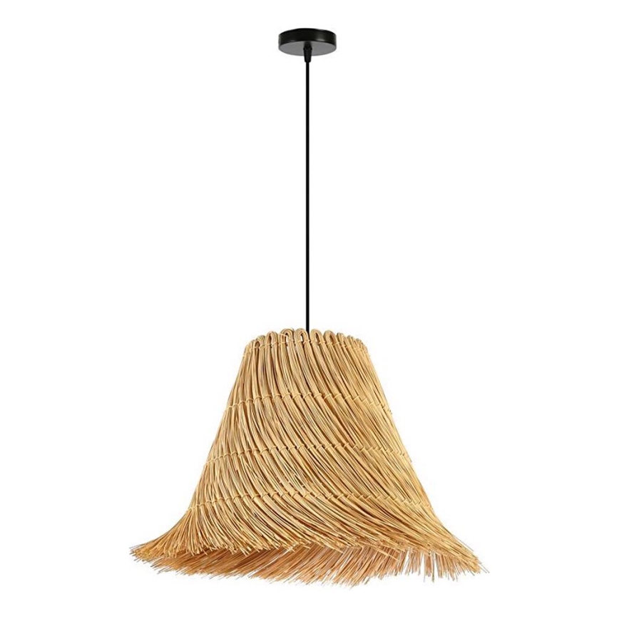 Żyrandol na lince NATURALEZA 1xE27/40W/230V śr. 45 cm rattan