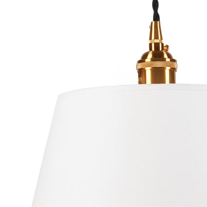 Żyrandol na lince NELLY 1xE27/60W/230V biały/miedziany