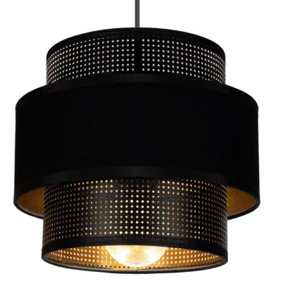 Żyrandol na lince NESS 1xE27/60W/230V czarny