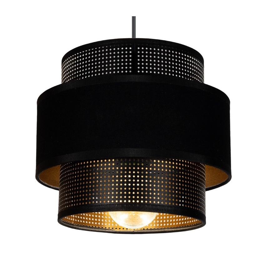 Żyrandol na lince NESS 2xE27/60W/230V czarny