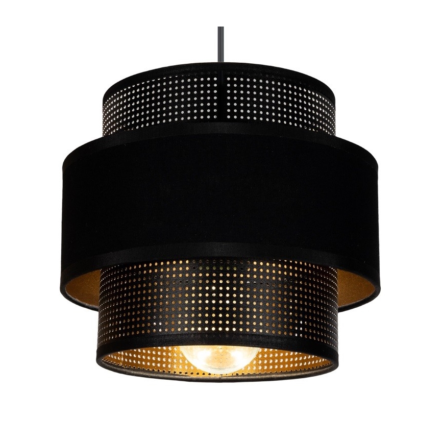 Żyrandol na lince NESS 2xE27/60W/230V pająk czarny