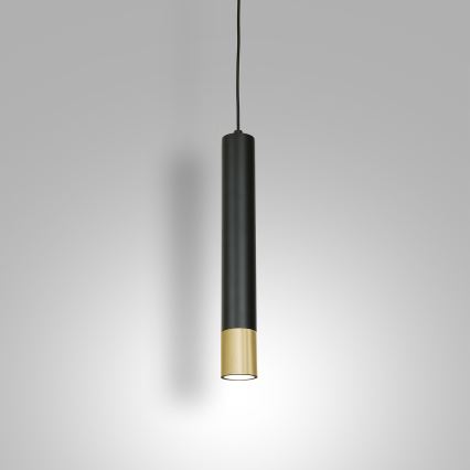Żyrandol na lince NEST 1xGU10/8W/230V czarny/złoty