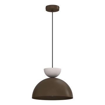 Žyrandol na lince NEVIS 1xE27/15W/230V śr. 29 cm brązowy