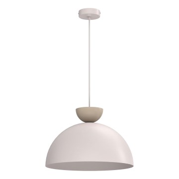 Žyrandol na lince NEVIS 1xE27/15W/230V śr. 38 cm kremowy