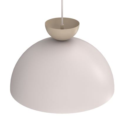 Žyrandol na lince NEVIS 1xE27/15W/230V śr. 38 cm kremowy