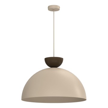 Žyrandol na lince NEVIS 1xE27/15W/230V śr. 50 cm beżowy