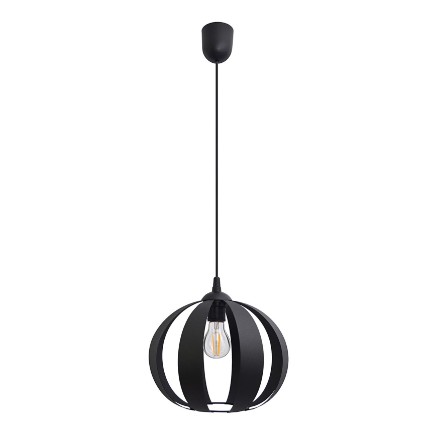 Żyrandol na lince NEWTON 1xE27/15W/230V czarny