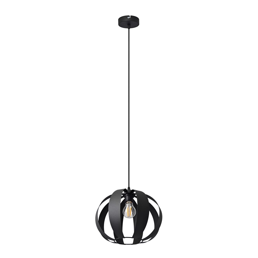 Żyrandol na lince NEWTON 1xE27/15W/230V czarny