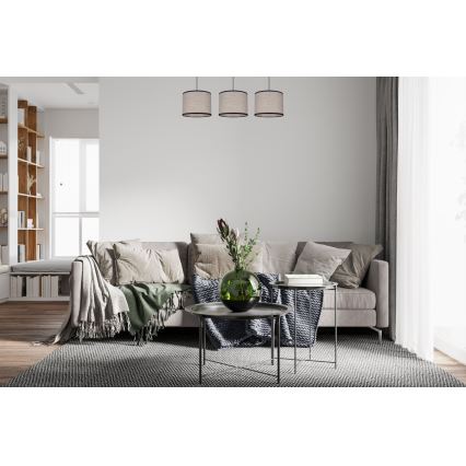 Żyrandol na lince NEXO 3xE27/60W/230V