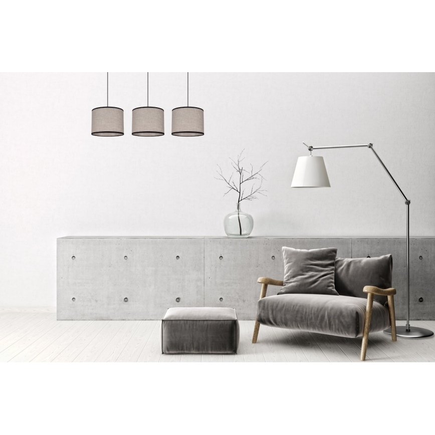 Żyrandol na lince NEXO 3xE27/60W/230V
