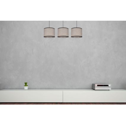 Żyrandol na lince NEXO 3xE27/60W/230V