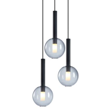 Żyrandol na lince NIKO 3xG9/9W/230V czarne