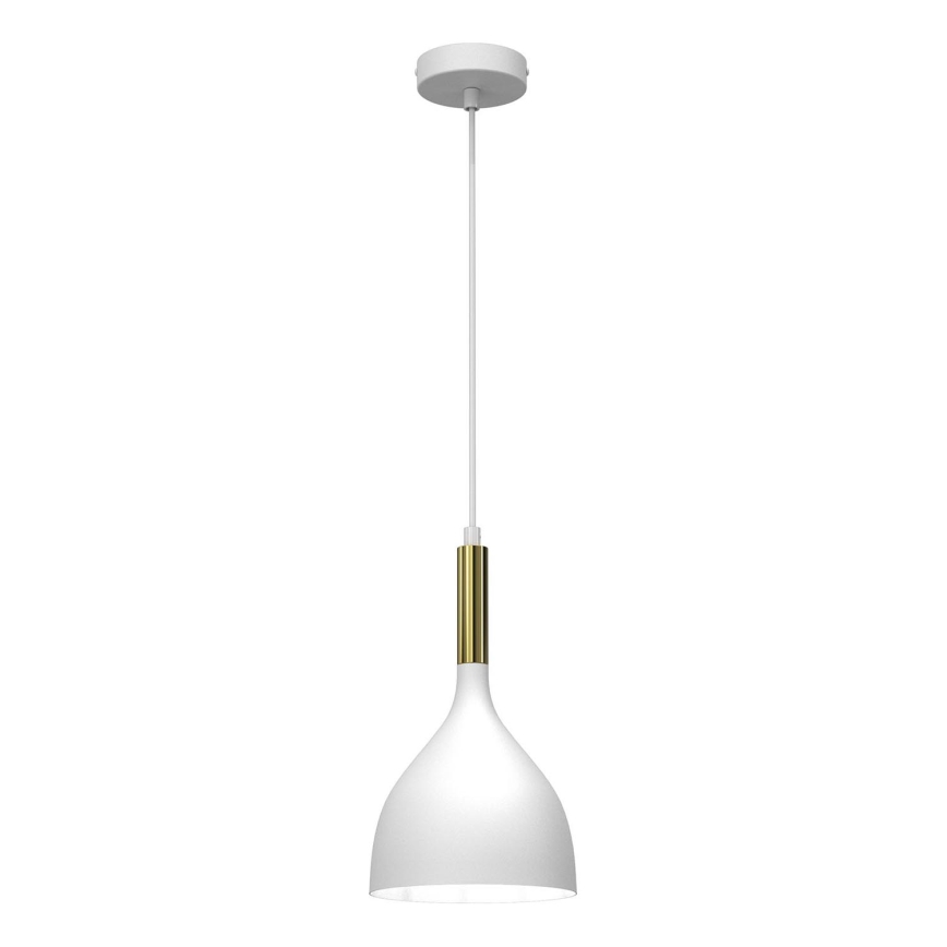 Żyrandol na lince NOAK 1xE27/15W/230V biały/złoty