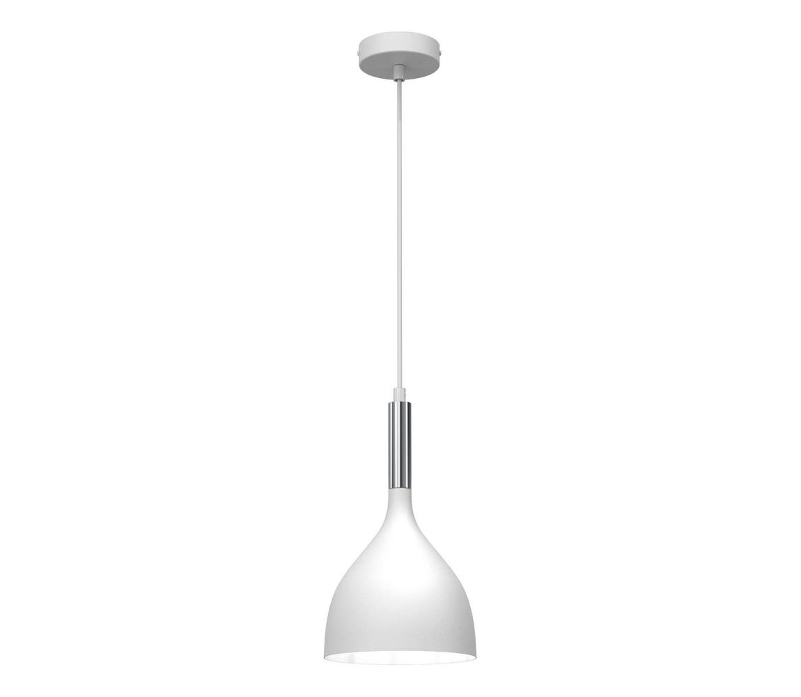 Żyrandol na lince NOAK 1xE27/15W/230V biały/chrom