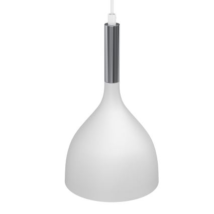 Żyrandol na lince NOAK 2xE27/15W/230V biały/chrom błyszczący