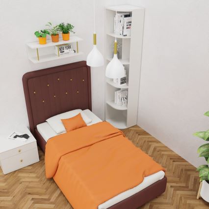 Żyrandol na lince NOAK 2xE27/15W/230V biały/złoty