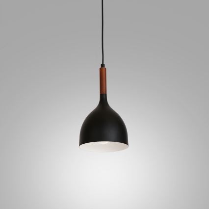Żyrandol na lince NOAK WOOD 1xE27/60W/230V