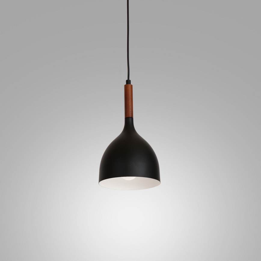 Żyrandol na lince NOAK WOOD 1xE27/60W/230V