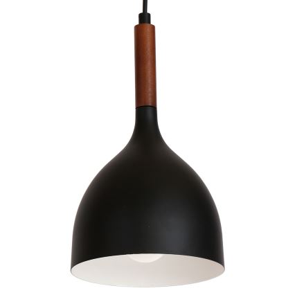 Żyrandol na lince NOAK WOOD 1xE27/60W/230V