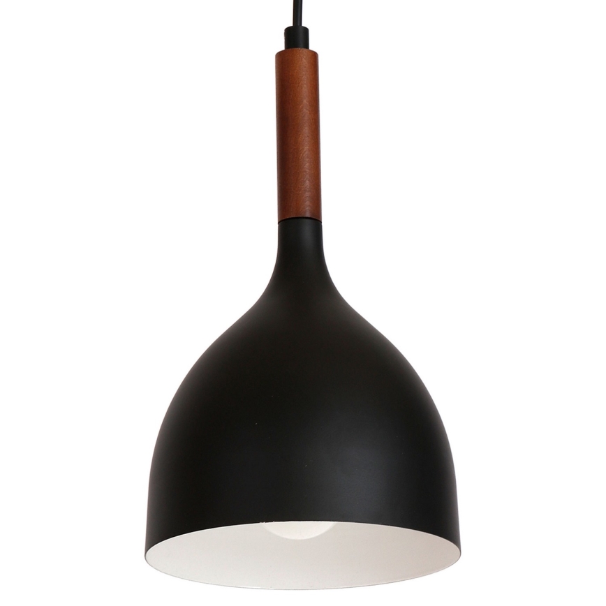 Żyrandol na lince NOAK WOOD 1xE27/60W/230V
