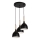 Żyrandol na lince NOAK WOOD 3xE27/15W/230V czarny/buk