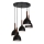 Żyrandol na lince NOAK WOOD 5xE27/15W/230V czarny/buk