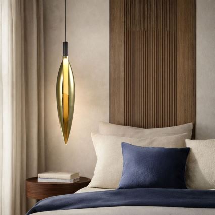 Żyrandol na lince NORDIC 1xG9/5W/230V czarny/złoty