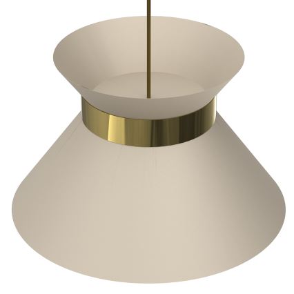 Żyrandol na lince NORGE 1xE27/15W/230V beżowy/złoty