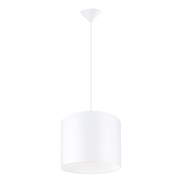 Żyrandol na lince NOVA 1xE27/15W/230V śr. 30 cm biały