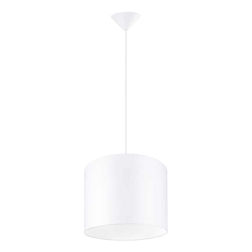 Żyrandol na lince NOVA 1xE27/15W/230V śr. 30 cm biały