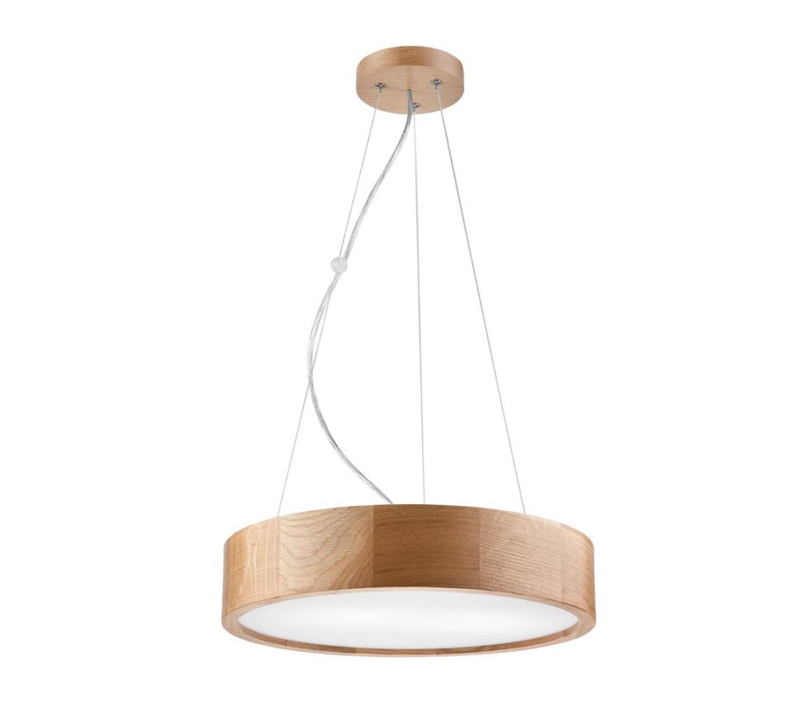 Żyrandol na lince OAK 2xE27/60W/230V dub ø 37 cm