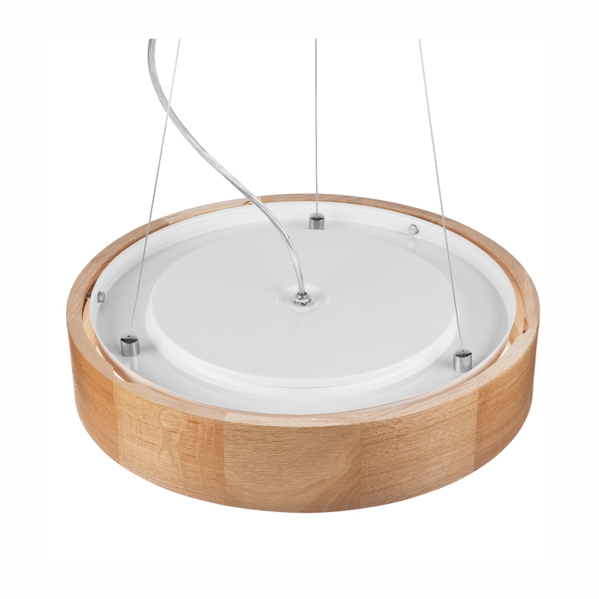 Żyrandol na lince OAK 2xE27/60W/230V dub ø 37 cm
