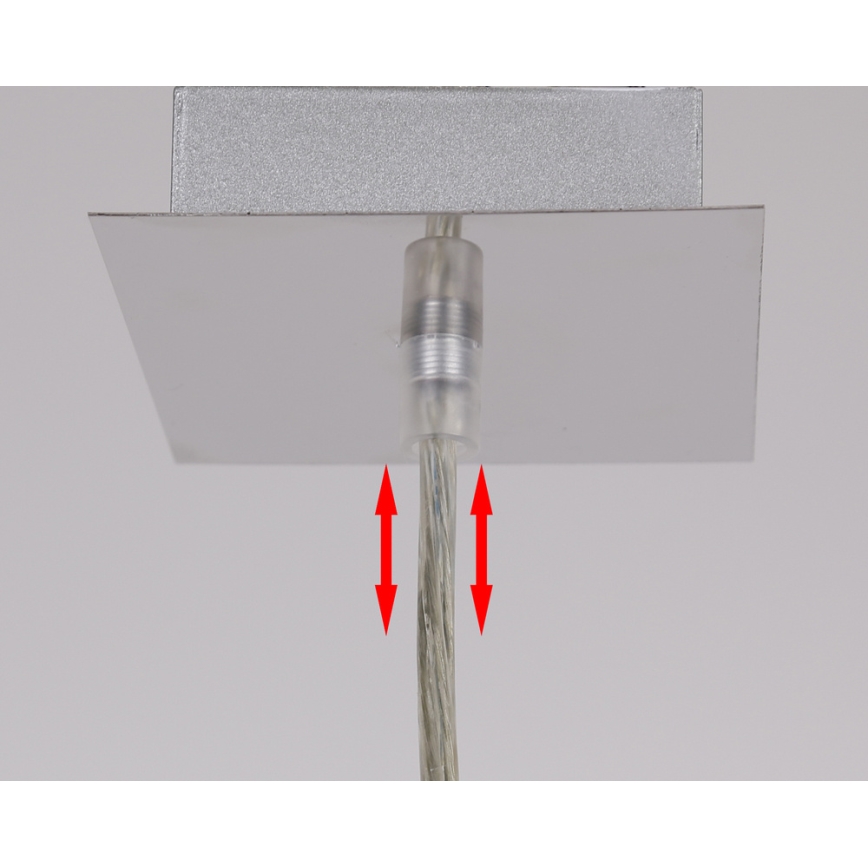Żyrandol na lince ODEN 1xG9/40W/230V śr. 12 cm