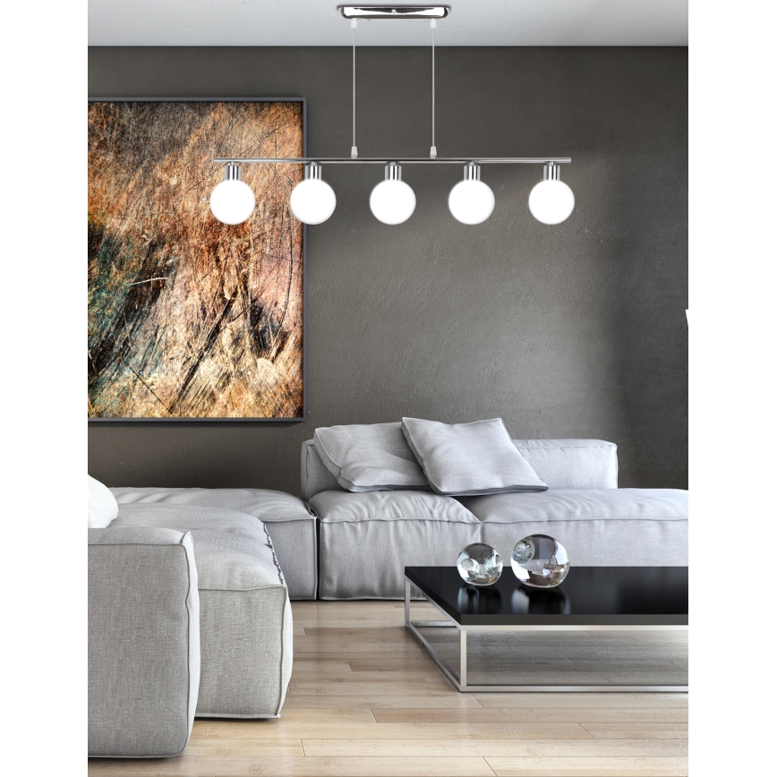 Żyrandol na lince ODEN 5xG9/40W/230V