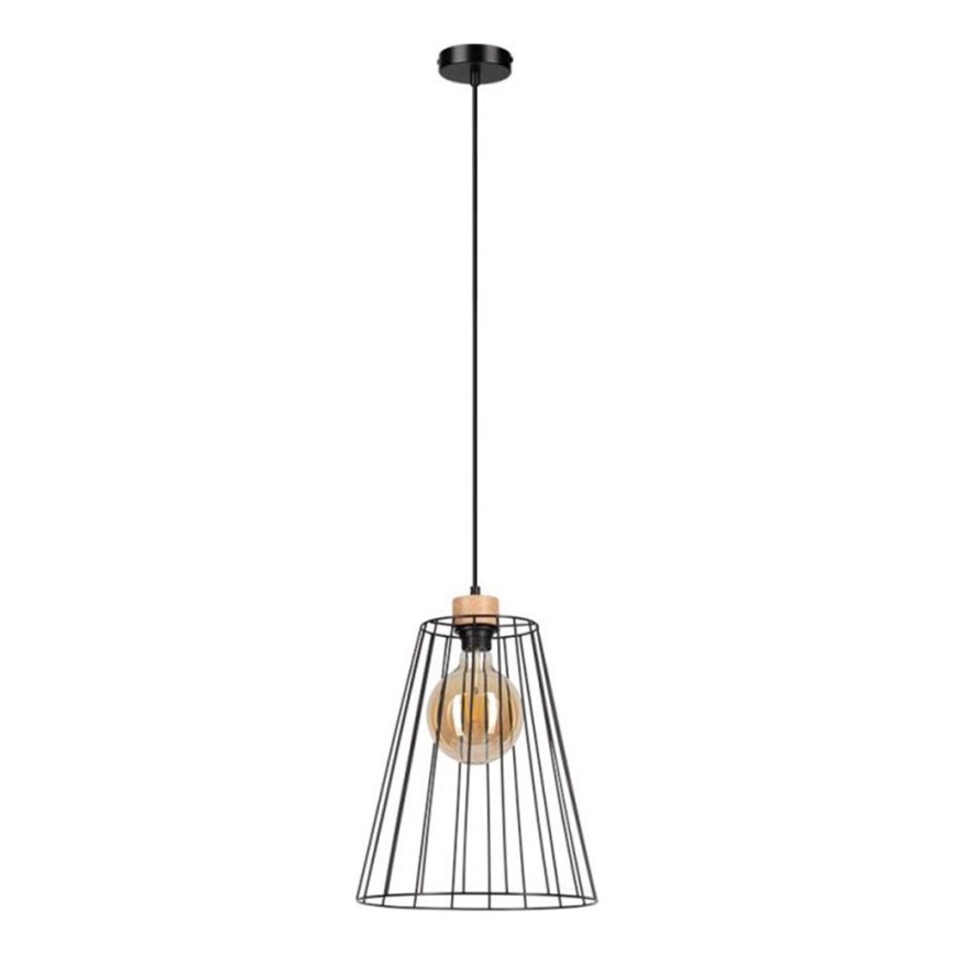 Żyrandol na lince ORAZIO 1xE27/60W/230V dąb