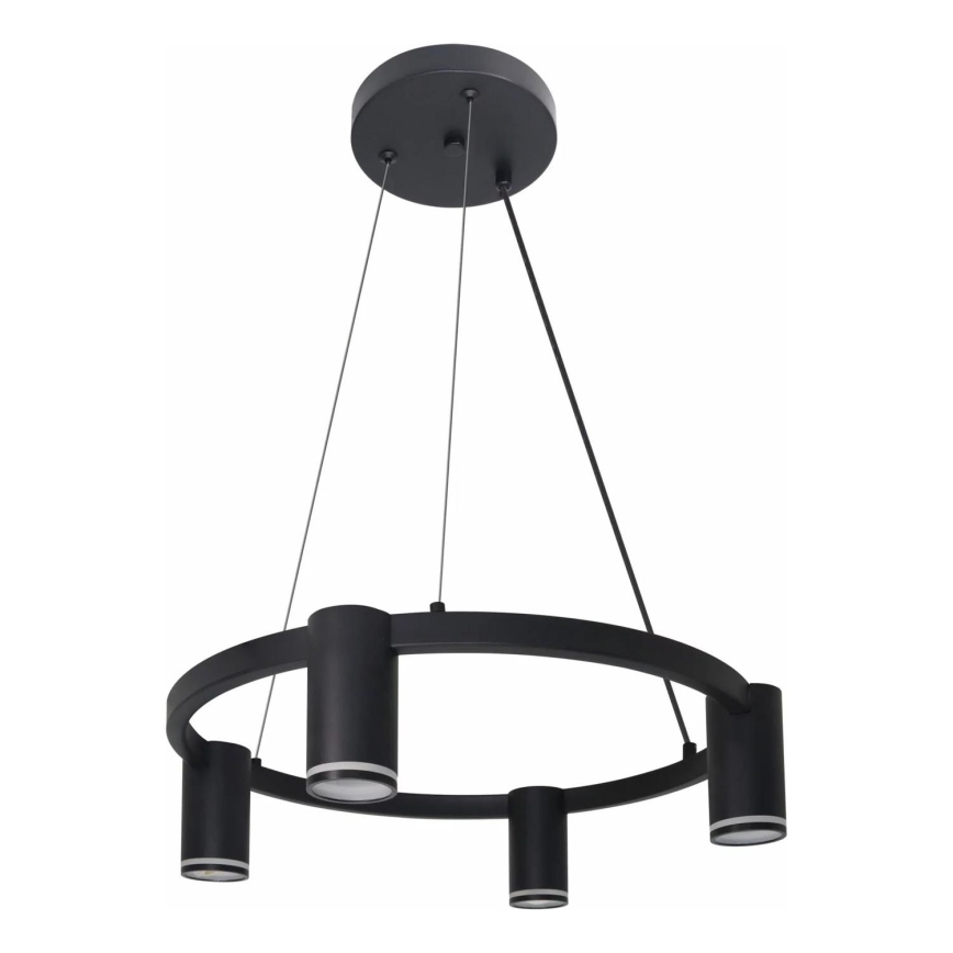 Żyrandol na lince PARIS 4xGU10/12W/230V czarny