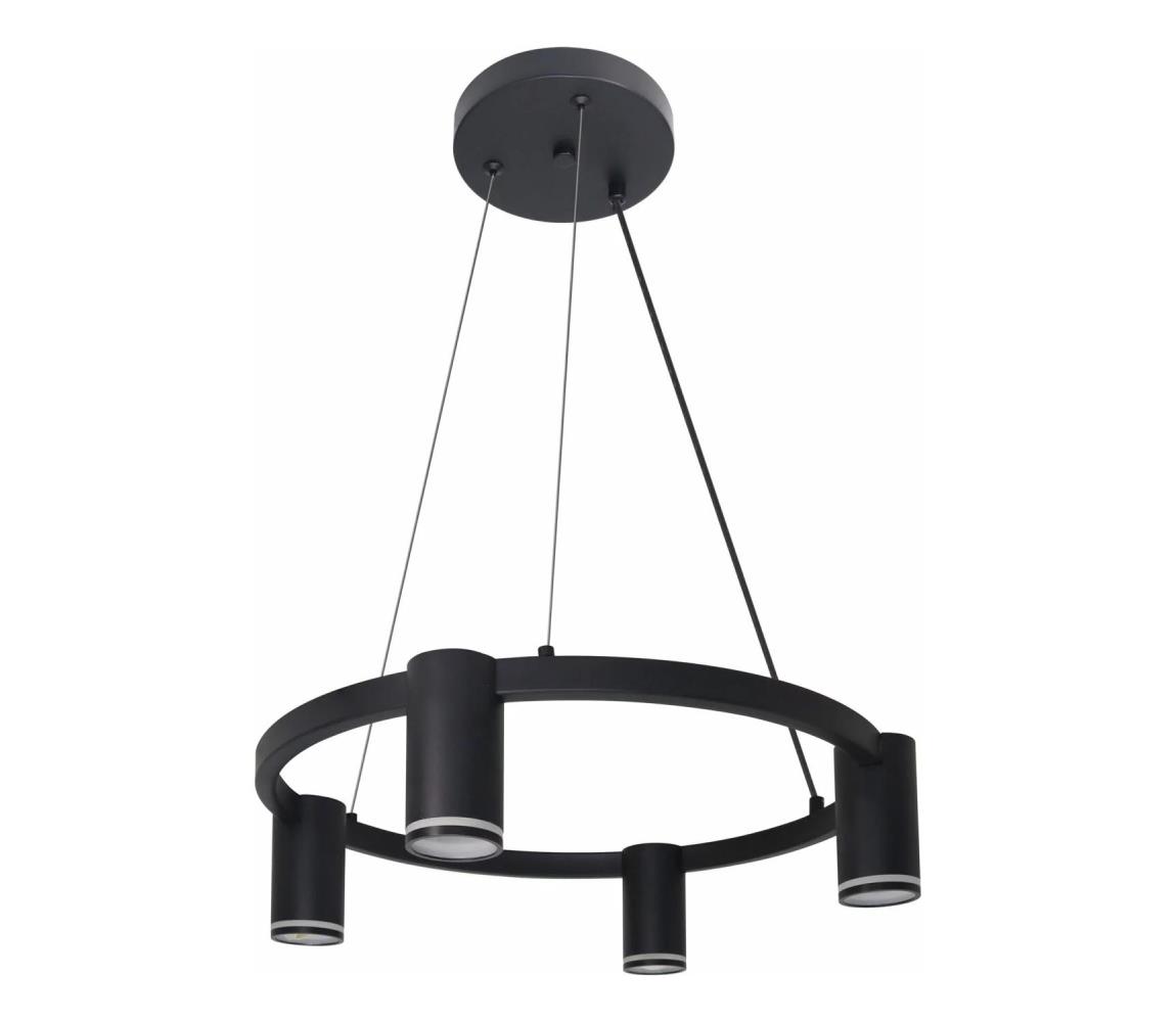 Żyrandol na lince PARIS 4xGU10/12W/230V czarny
