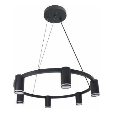 Żyrandol na lince PARIS 6xGU10/12W/230V czarne