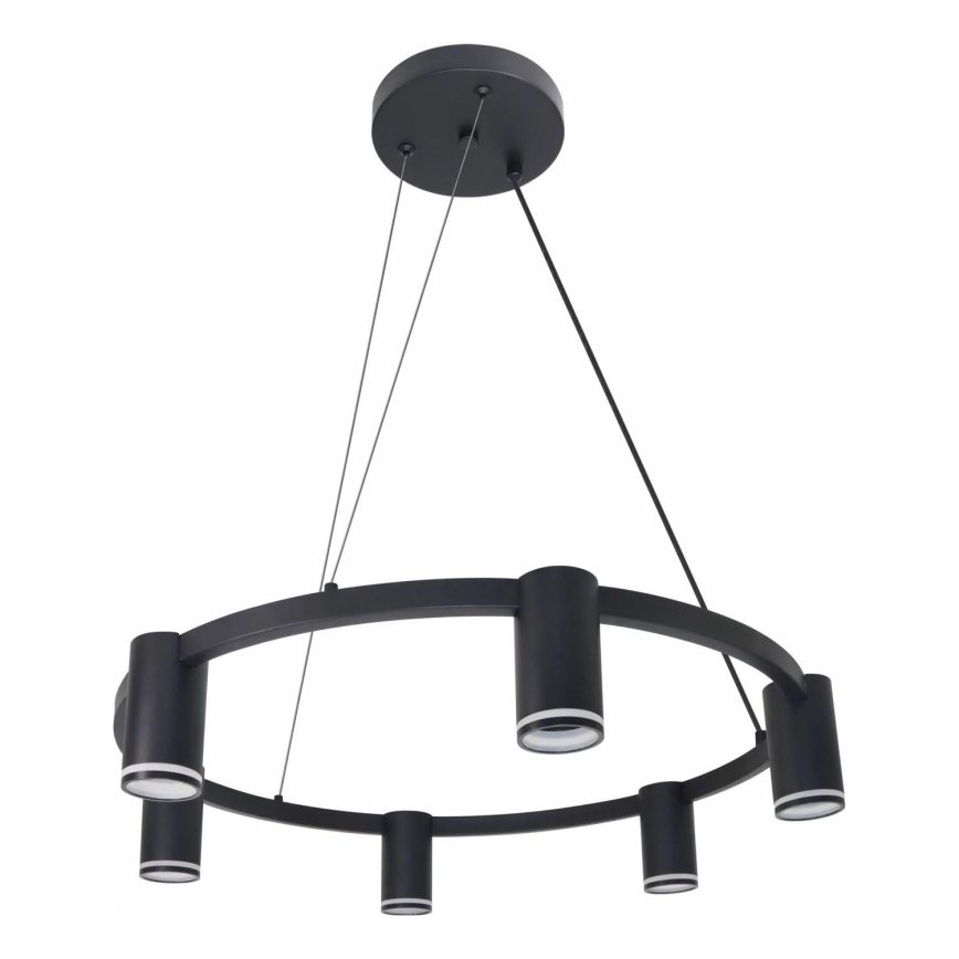 Żyrandol na lince PARIS 6xGU10/12W/230V czarne
