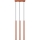 Żyrandol na lince PASTELO 3xG9/8W/230V czerwony
