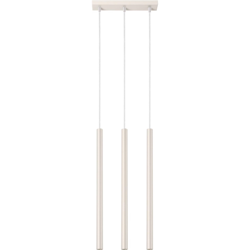 Żyrandol na lince PASTELO 3xG9/8W/230V kremowy