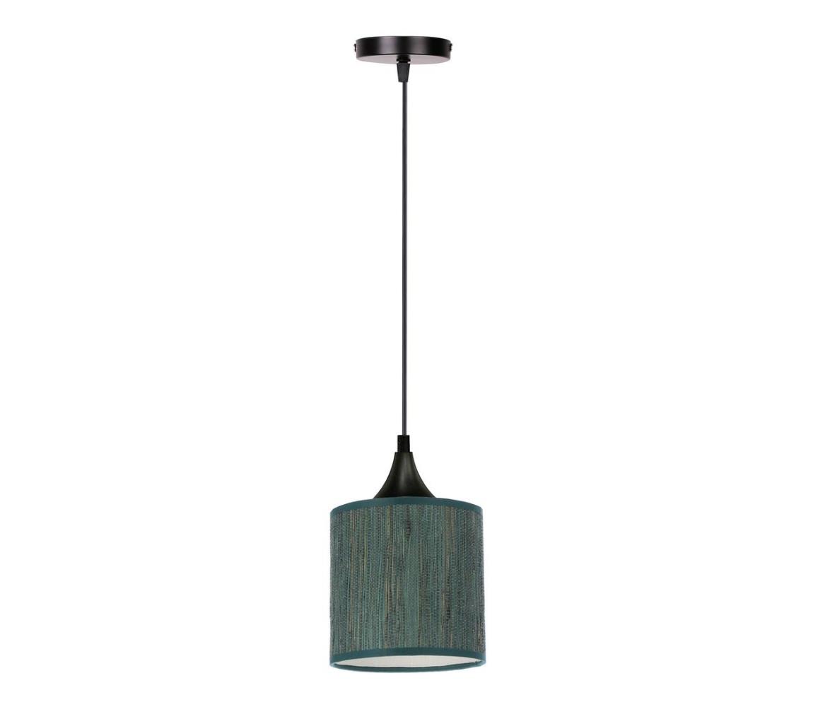 Żyrandol na lince PATTI 1xE27/60W/230V śr. 15 cm zielony